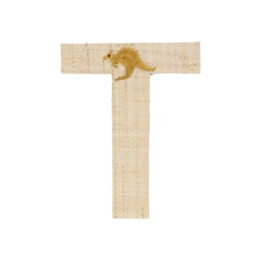 Rice Raffia Klistermærker - T - Kaenguro