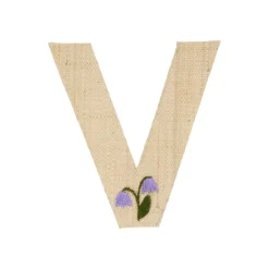 Rice Raffia Klistermærker - V - Blomst