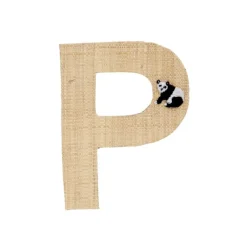 Rice Raffia Klistermærker - P - Panda