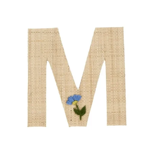 Rice Raffia Klistermærker - M - Blomst