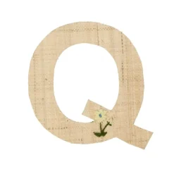 Rice Raffia Klistermærker - Q - Blomst