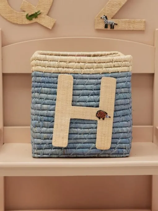 Rice Raffia Klistermærker - H - Pindsvin