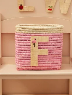 Rice Raffia Klistermærker - F - Flamingo