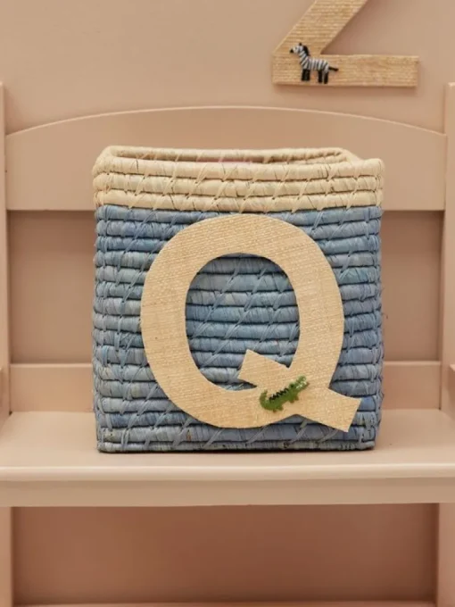 Rice Raffia Klistermærker - Q - Krokodille