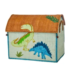 Rice Raffia Mellem Opbevaringshus - Dino