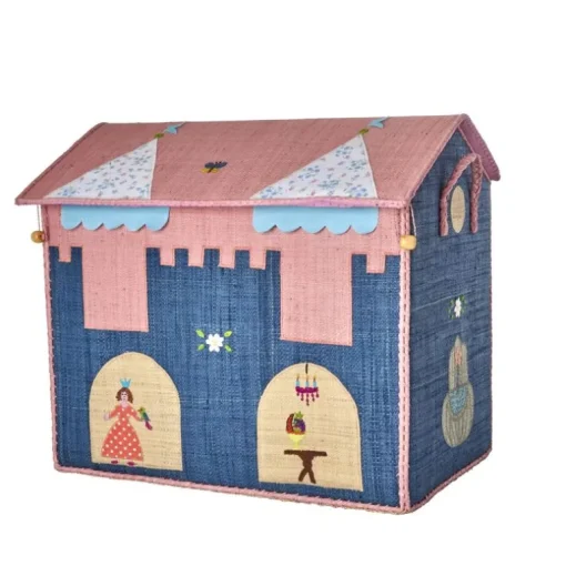 Rice Raffia Stor Opbevaringshus - Castle