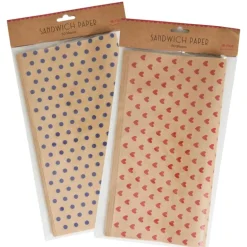 Rice 50Stk Madpapir - Hjerter