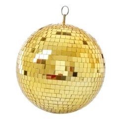 Rice Stor Diskokugle - Guld