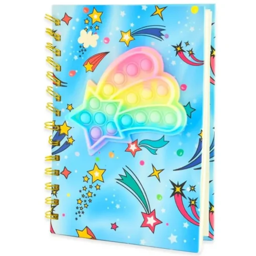 Robetoy Notebook, Stjerneskud Pop-It - A5