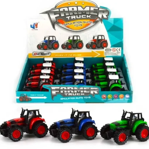 Robetoy 1Stk Traktor M. Pull Back, 10 Cm