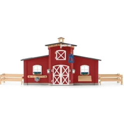 Schleich Red Barn With Animals And Accessories