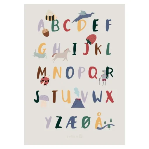 Sebra Plakat, Alfabet A-A Pixie/Dragon