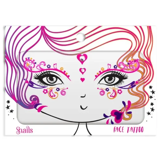 Snails Face Tattoo, Queen Of Hearts