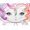 Snails Face Tattoo, Unicorn