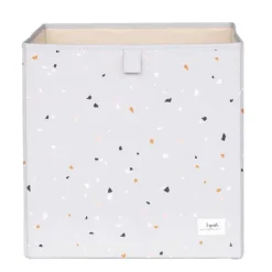 3 Sprouts Opbevaringskasse, Terrazzo/Lysegra