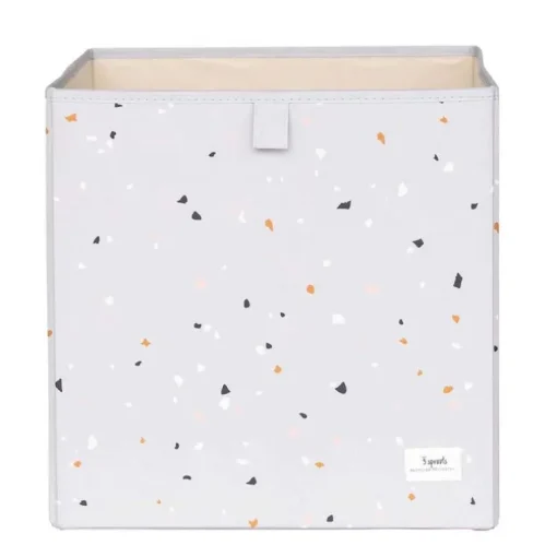 3 Sprouts Opbevaringskasse, Terrazzo/Lysegra