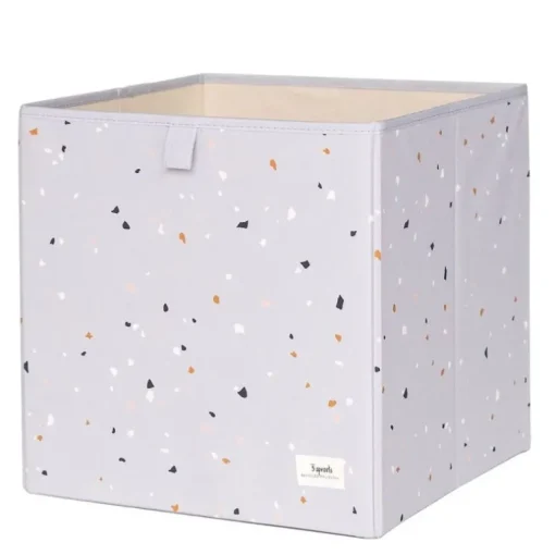 3 Sprouts Opbevaringskasse, Terrazzo/Lysegra