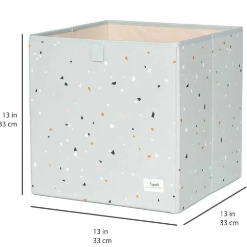 3 Sprouts Opbevaringskasse, Terrazzo/Gron