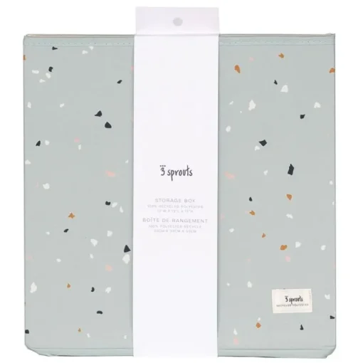 3 Sprouts Opbevaringskasse, Terrazzo/Gron