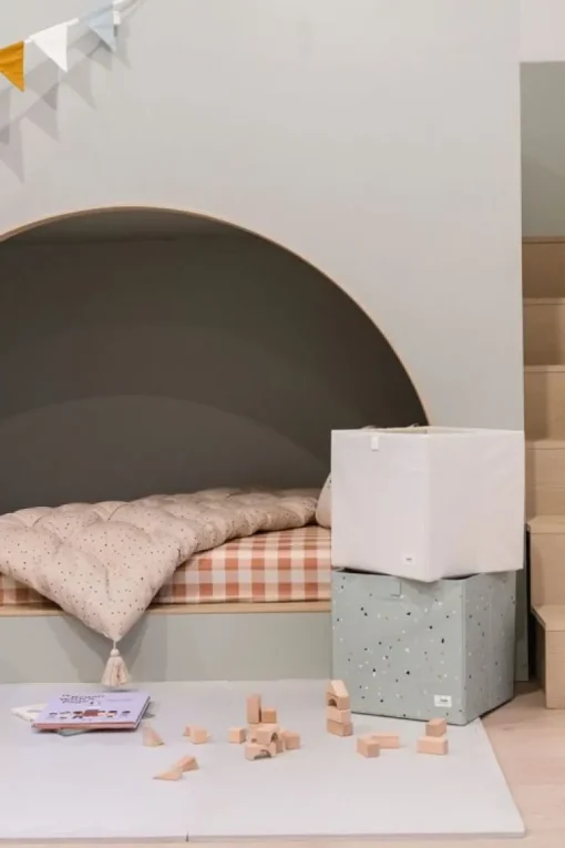3 Sprouts Opbevaringskasse, Terrazzo/Gron