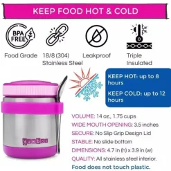 Yumbox Madbeholder 420 Ml, Purple