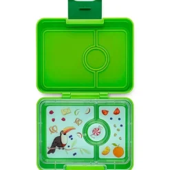 Yumbox Mini Snack Madkasse, Lime Green/Toucan