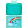 Yumbox Mini Snack Madkasse, Tropical Blue/Rainbow
