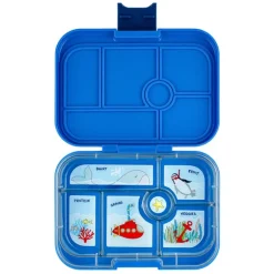 Yumbox Original 6 Rum, Blue/Submarine