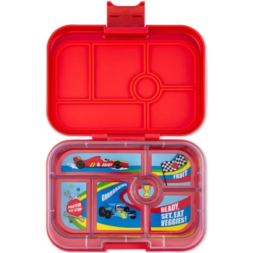 Yumbox Original 6 Rum, Red/Race