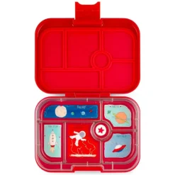 Yumbox Original 6 Rum, Roar Red/Rocket