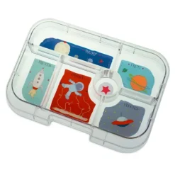 Yumbox Original 6 Rum, Roar Red/Rocket