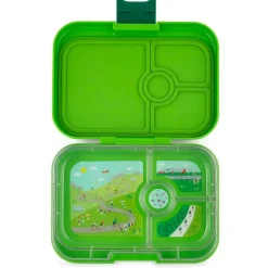 Yumbox Panino 4 Rum, Green/Bike Race