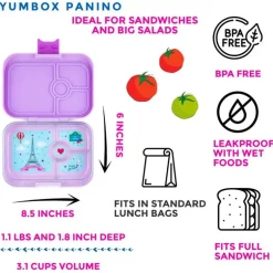 Yumbox Panino 4 Rum, Lulu Purple/Paris