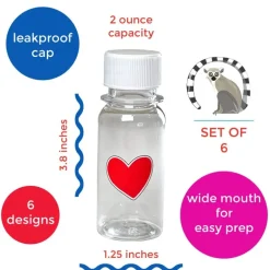 Yumbox 6Pk Mini Juice Flasker