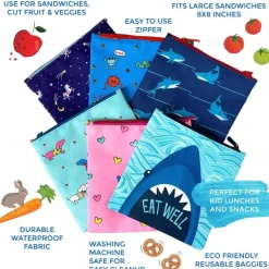 Yumbox 1Stk Sandwich- Og Snackpose, Sharks