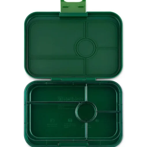Yumbox Tapas 5 Rum, Green/Clear