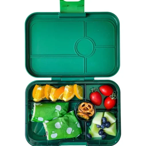 Yumbox Tapas 5 Rum, Green/Clear